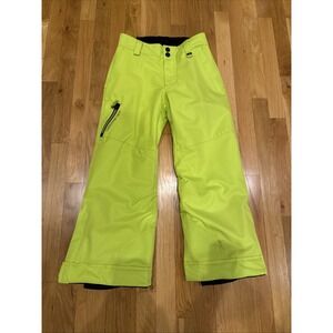 Obermeyer Neon Green Pants - Teen Boys Size 8.